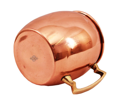 Copper Nickle Plain Design Round Mug 530 ML