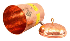 Copper Hammerd Design Joint Free Leak Proof Water Pot