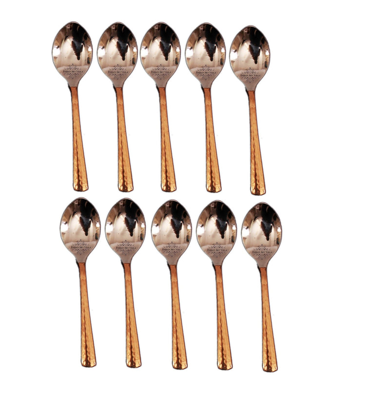 Steel Copper Ice Cream Spoon(Coffee Spoon)