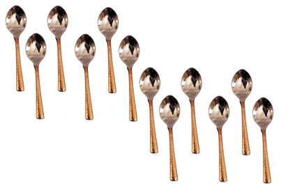 Steel Copper Ice Cream Spoon(Coffee Spoon)