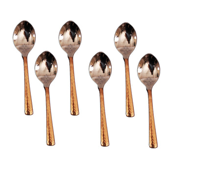 Pure Steel Copper Medium Spoon (Baby Spoon)