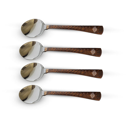 Steel Copper Baby Spoon, Flatware, Tableware Home Hotel Restaurant