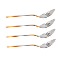 Pure Steel Copper Hammered Spoon 18 CM Length