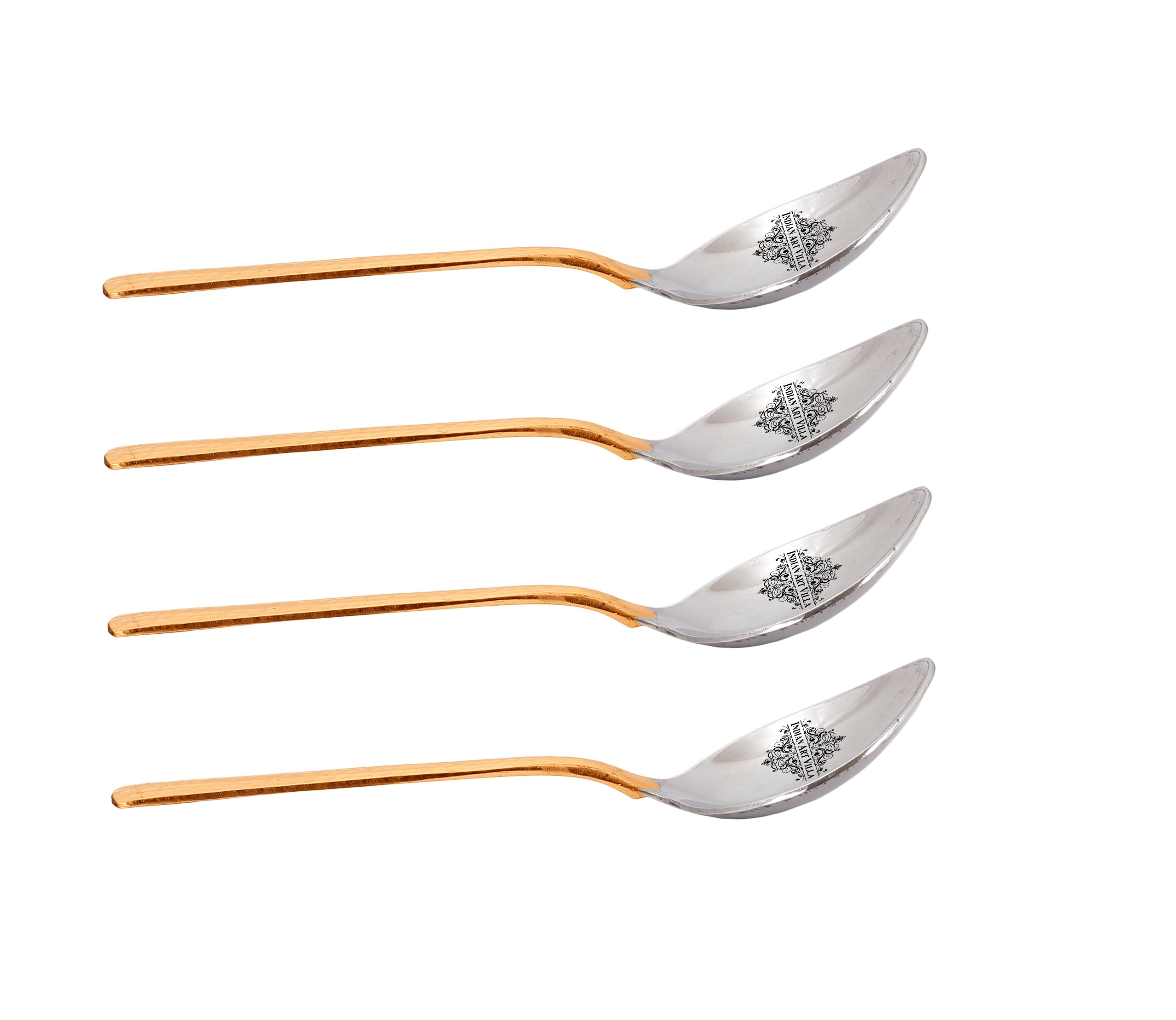 Pure Steel Copper Hammered Spoon 18 CM Length
