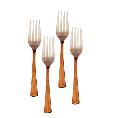 Steel Copper Table Fork, Flatware, Tableware Home Hotel Restaurant, Length 20cm