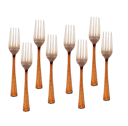 Steel Copper Table Fork, Flatware, Tableware Home Hotel Restaurant, Length 20cm