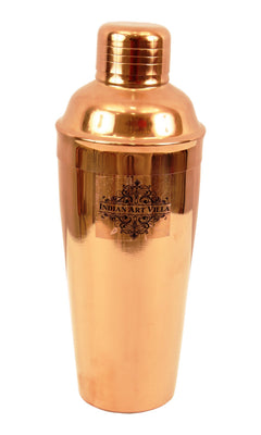 Pure Copper Cocktail & Wine Shaker – 750 ML Premium Barware