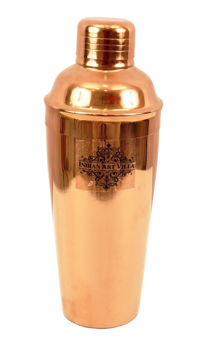 Pure Copper Cocktail & Wine Shaker – 750 ML Premium Barware