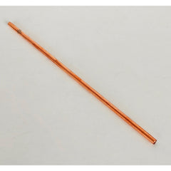 Pure Copper Set of 6 Plain Design Straight Solid Straw