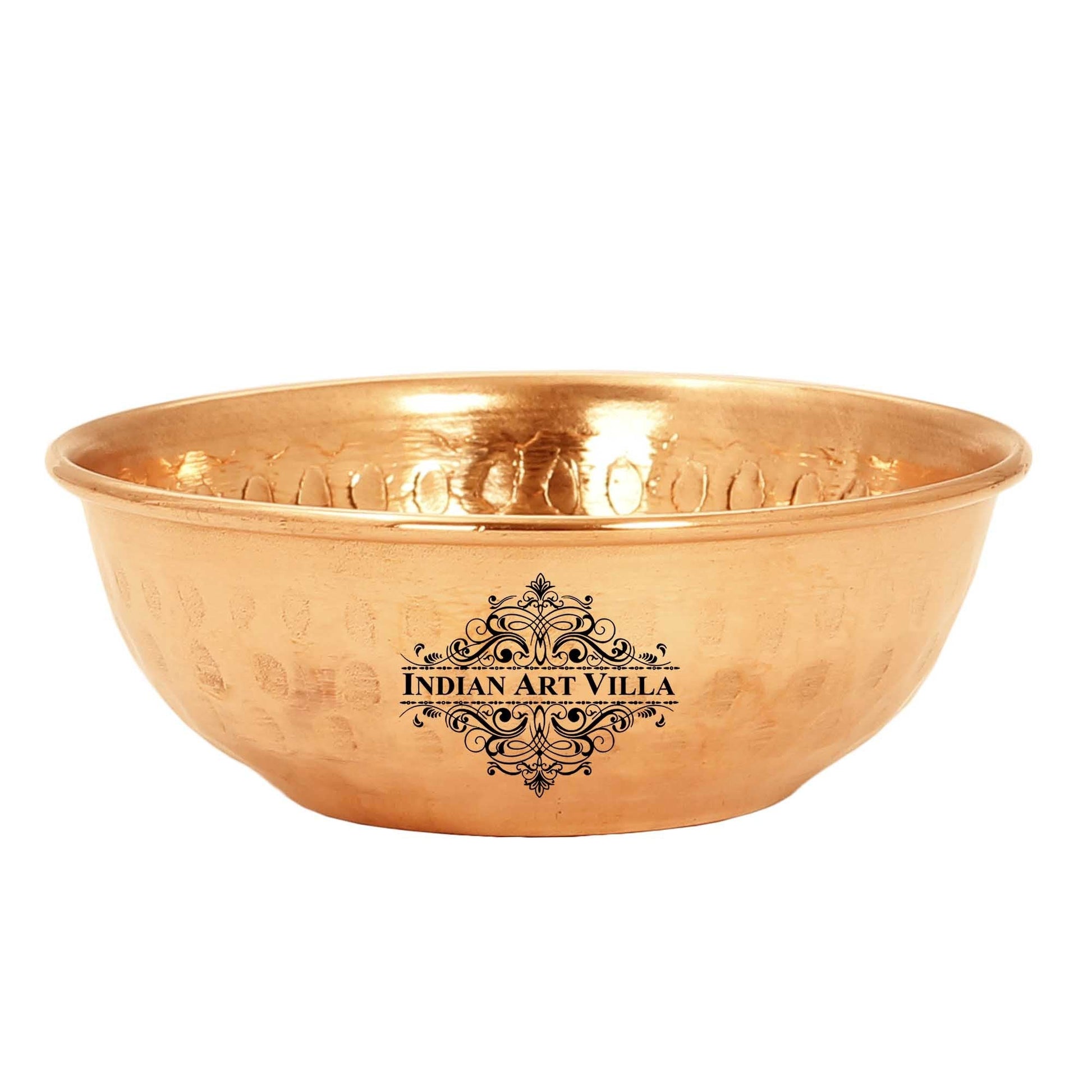 Pure Copper Hammered Designer Bowl, Katori, Dinnerware