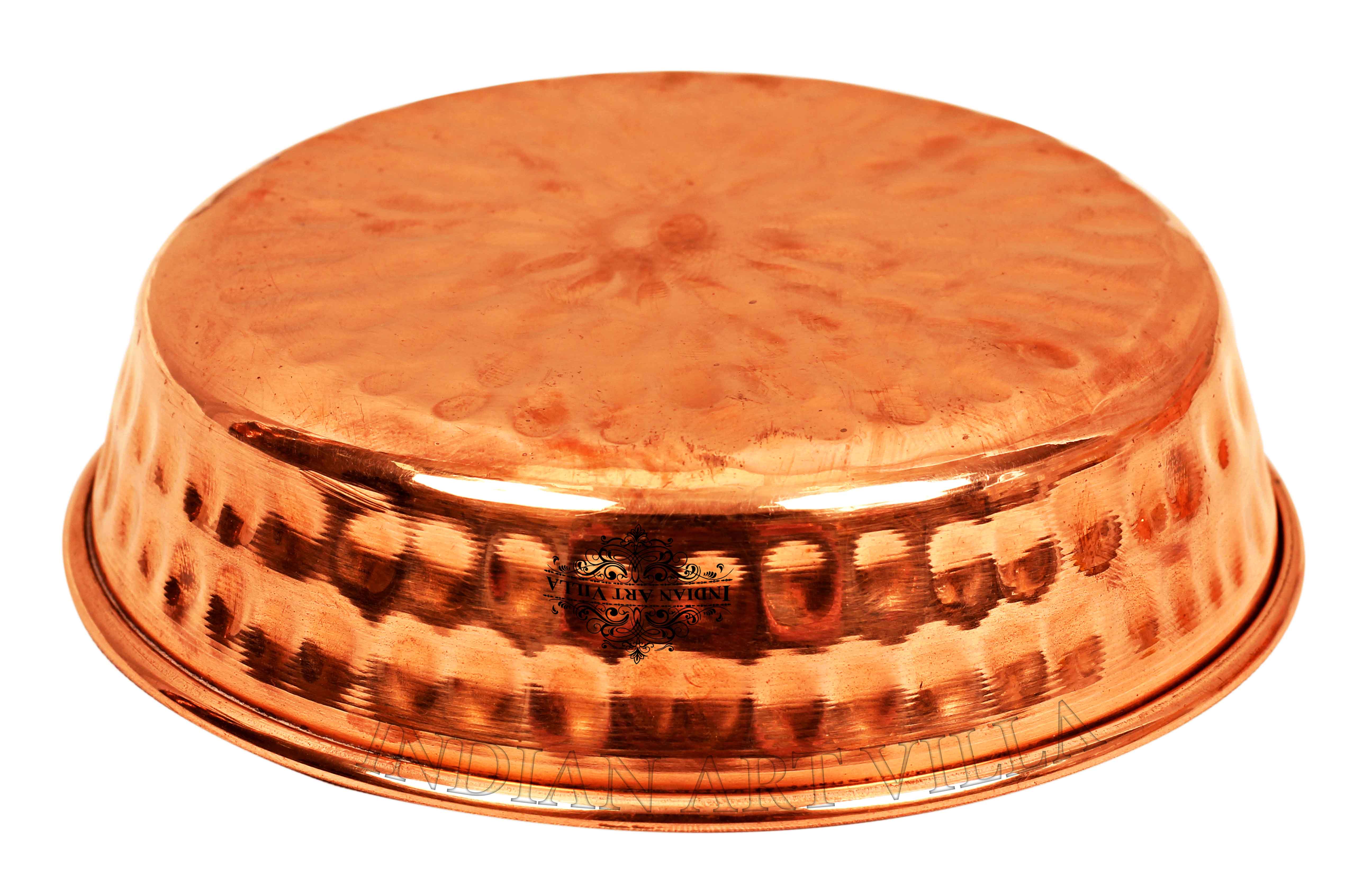 Hammered Copper Rice Plate, Serveware & Dinnerware Home Restaurant