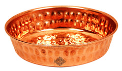 Hammered Copper Rice Plate, Serveware & Dinnerware Home Restaurant