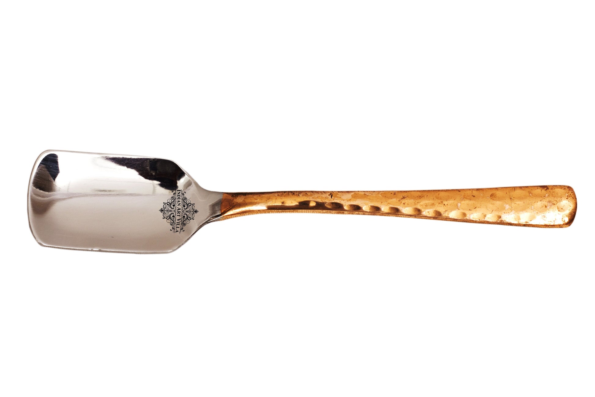 Steel Copper Ice Cream Dessert Spoon Serveware Tableware Home Hotel Restaurants