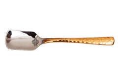 Steel Copper Ice Cream Dessert Spoon Serveware Tableware Home Hotel Restaurants