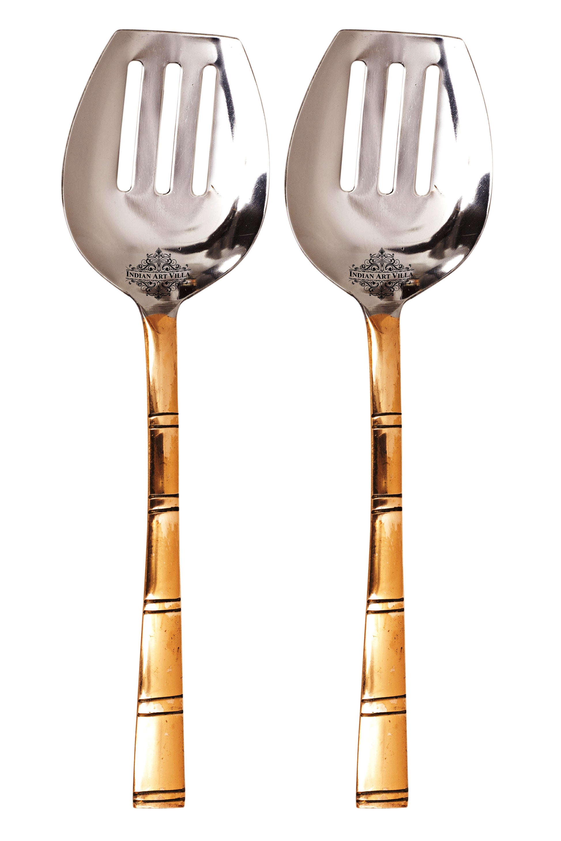 Pure Steel Copper Handmade Spatula Turner Spoon