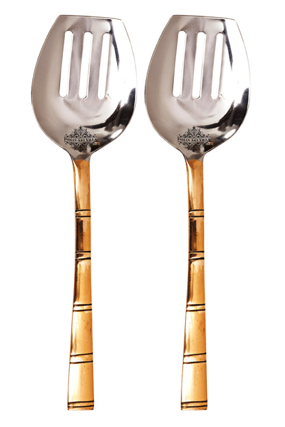 Pure Steel Copper Handmade Spatula Turner Spoon