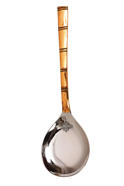 Pure Steel Copper Handmade Serving Spoons