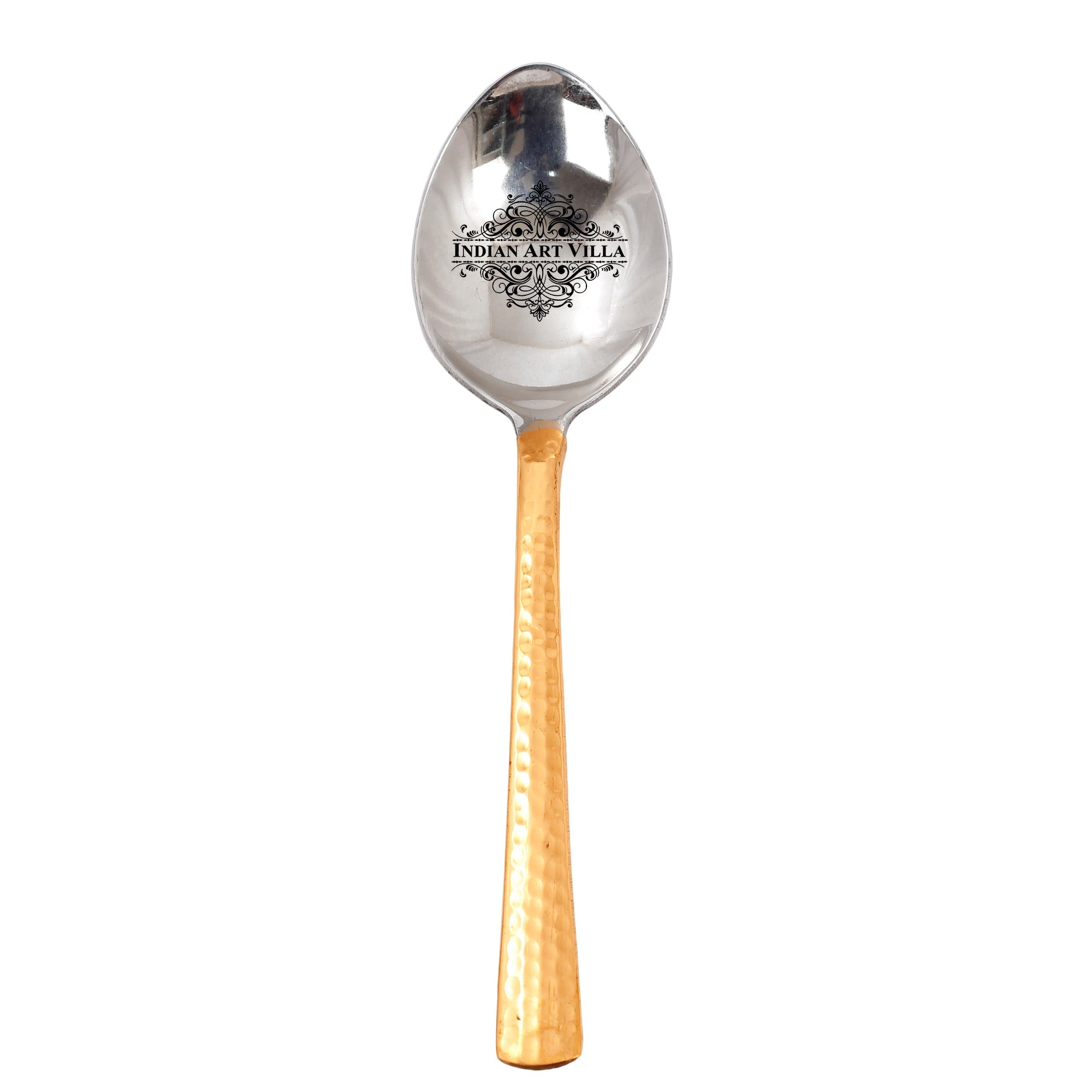 Steel Copper Table Spoon, Flatware, Tableware Home Hotel Restaurant, Length 20.32 cm