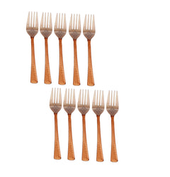 Steel Copper Baby Fork, Flatware, Tableware Home Hotel Restaurant, Length 15.49 cm