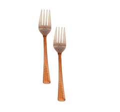 Steel Copper Baby Fork, Flatware, Tableware Home Hotel Restaurant, Length 15.49 cm