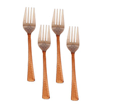 Steel Copper Baby Fork, Flatware, Tableware Home Hotel Restaurant, Length 15.49 cm