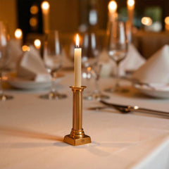 Copper Pillar Candle Stand - Elegant Décor Piece For Home & Restaurant