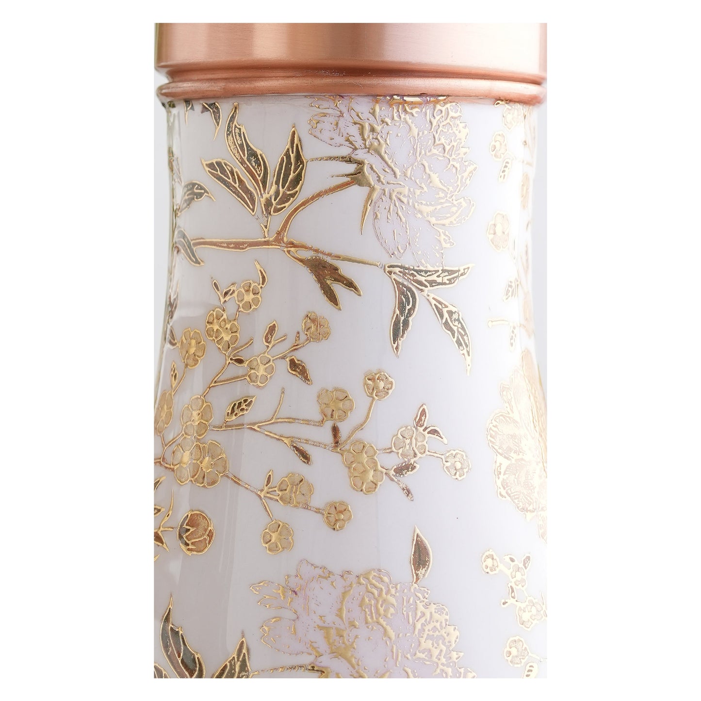 Pure Copper Gold Print Luxury Design Bedroom Bottle,  Home Décor, Marble Finish, 950 ml