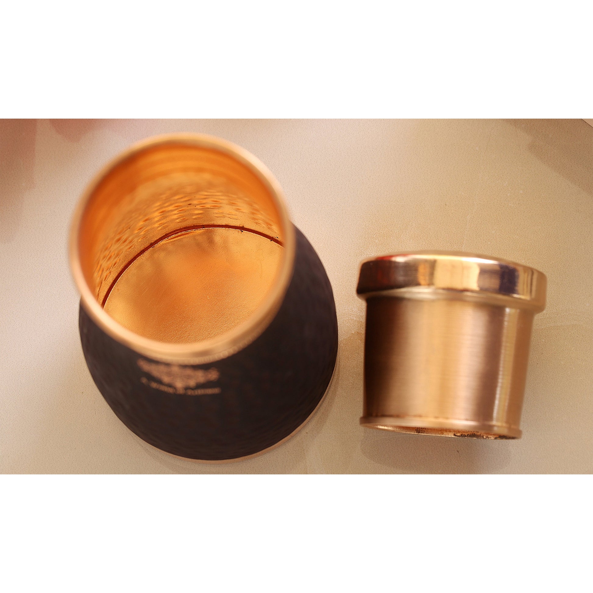 Personalized Copper Silk Finish Bedroom Water Bottle 950 ML