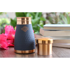 Personalized Copper Silk Finish Bedroom Water Bottle 950 ML
