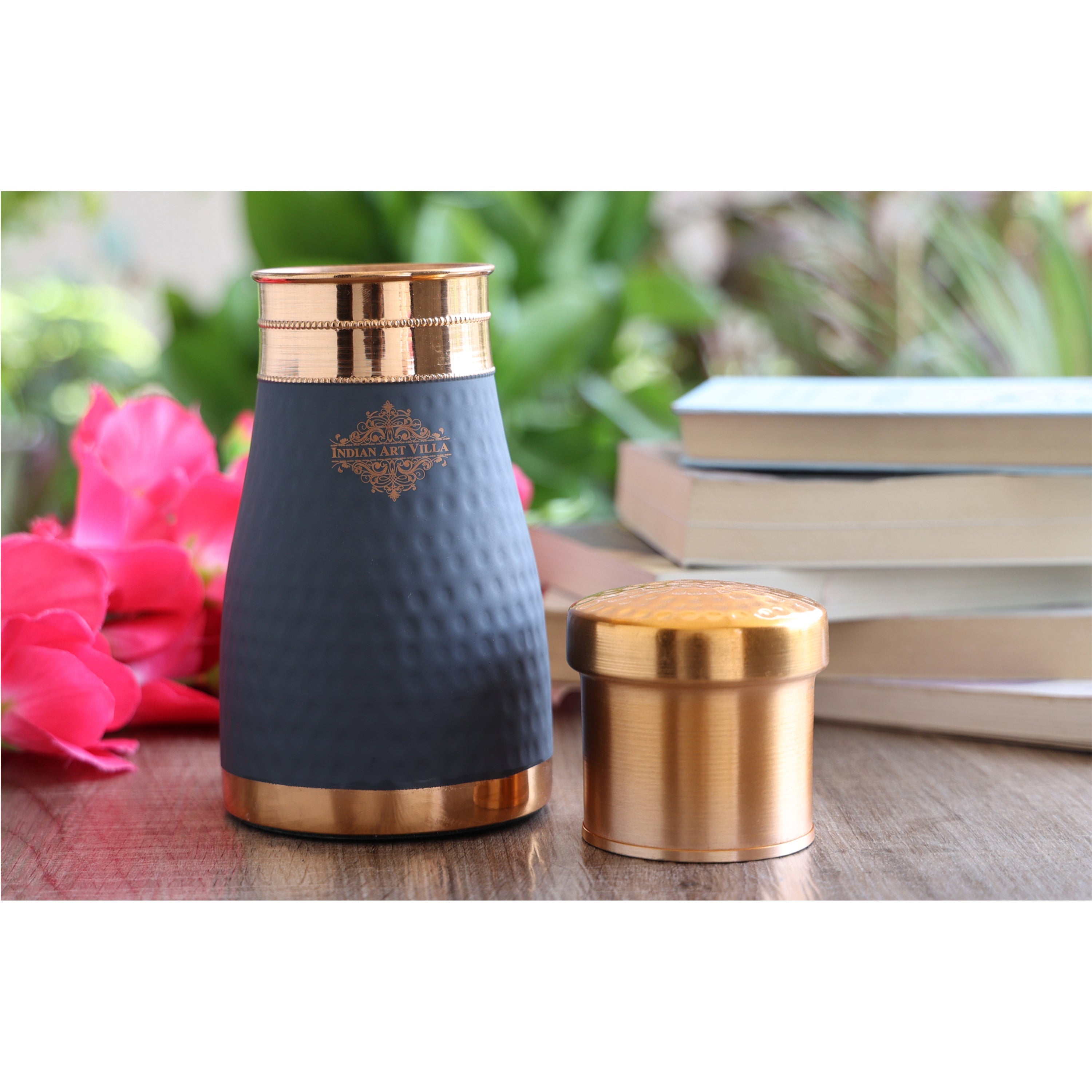 Personalized Copper Silk Finish Bedroom Water Bottle 950 ML