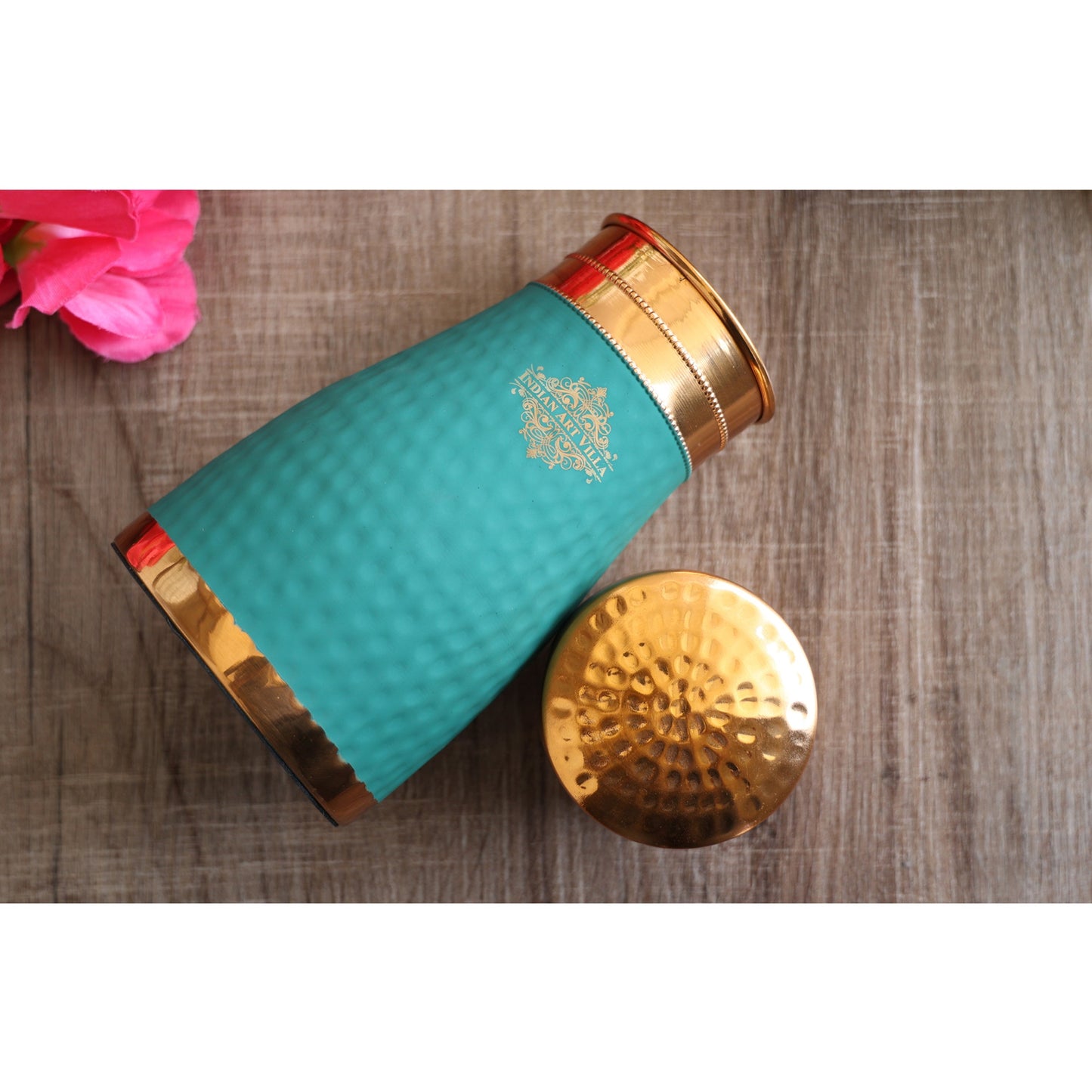 Personalized Copper Silk Finish Bedroom Water Bottle 950 ML