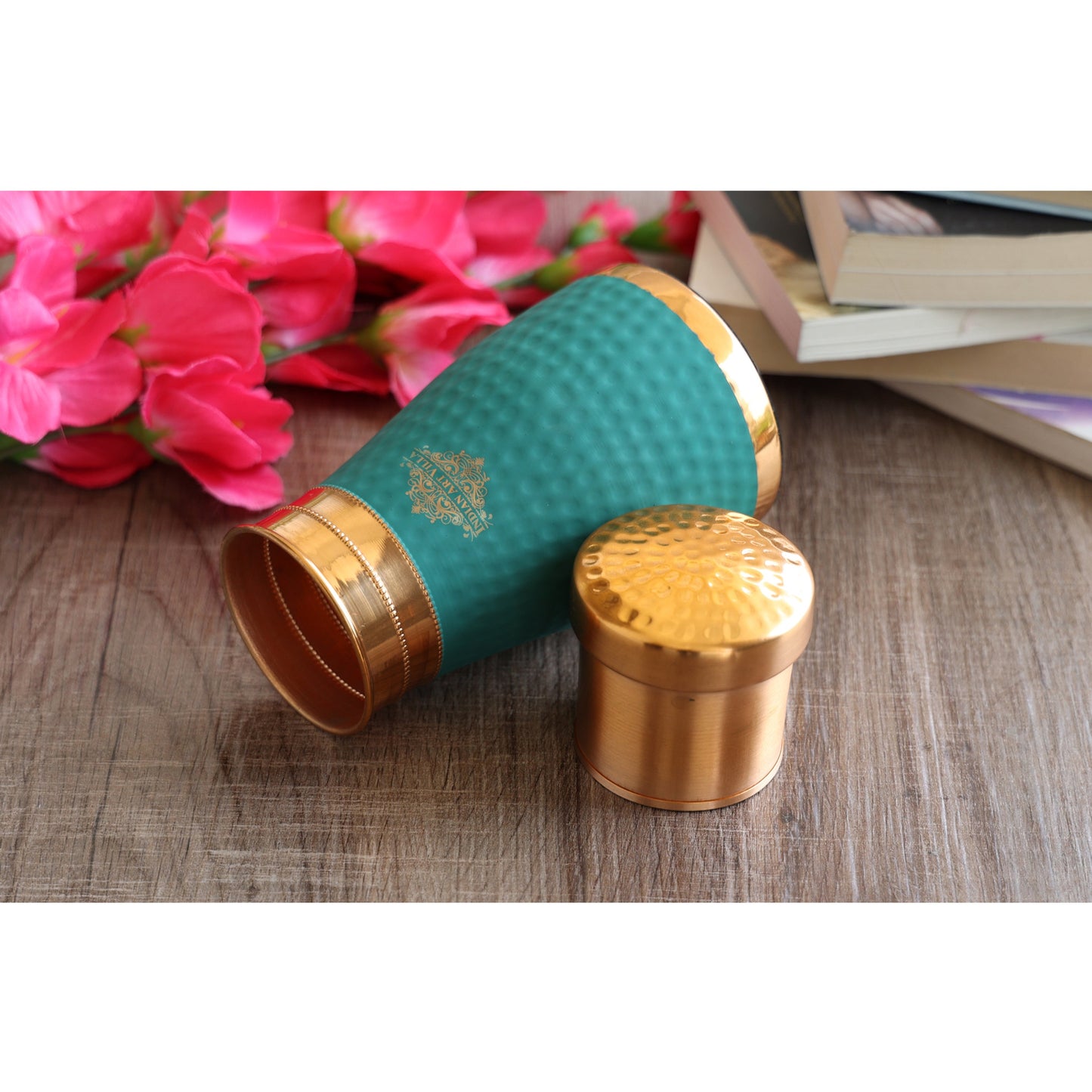 Personalized Copper Silk Finish Bedroom Water Bottle 950 ML