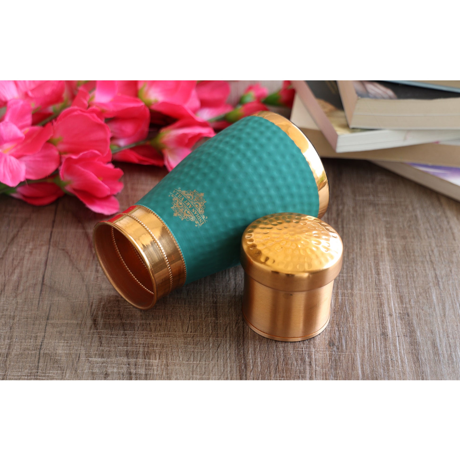 Personalized Copper Silk Finish Bedroom Water Bottle 950 ML