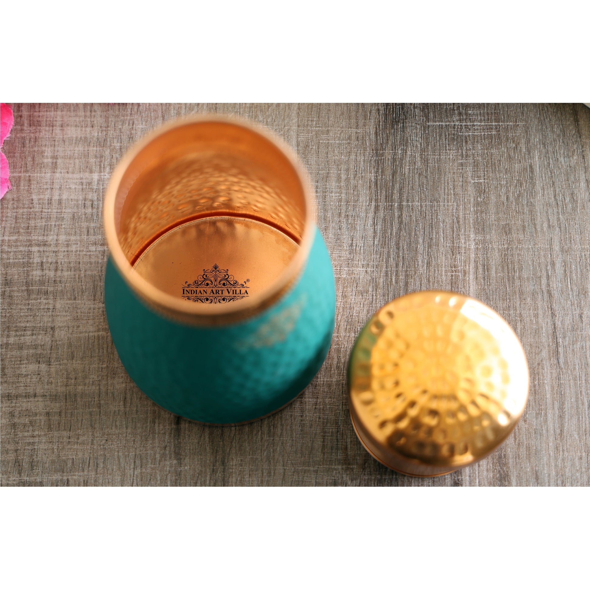 Personalized Copper Silk Finish Bedroom Water Bottle 950 ML