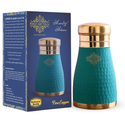 Personalized Copper Silk Finish Bedroom Water Bottle 950 ML