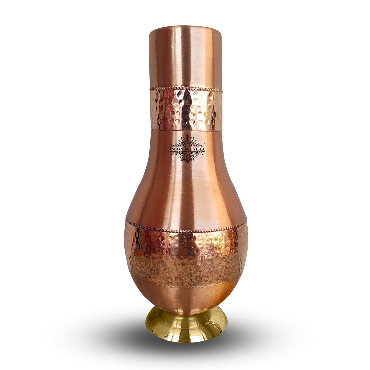 Pure Copper Hammered Lacquer Coated Leak Proof Surai  Bedroom Bottle