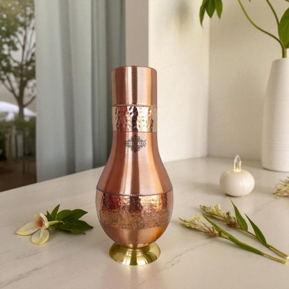Pure Copper Hammered Lacquer Coated Leak Proof Surai  Bedroom Bottle