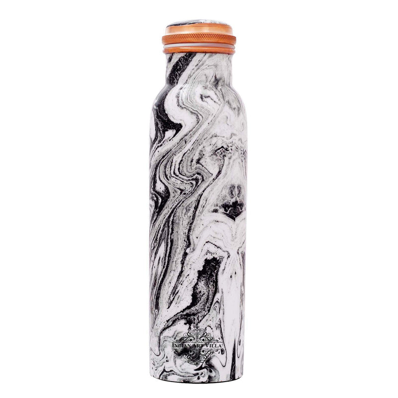 Pure Copper Water Bottle with Printed Design
