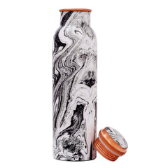 Pure Copper Water Bottle with Printed Design