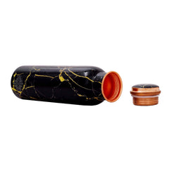 Pure Copper Water Bottle with Printed Design