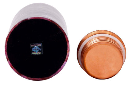 Pure Copper Pink Rose Petals Printed Design Lacquer Coated Water Bottle,Health Benefits, Drinkware
