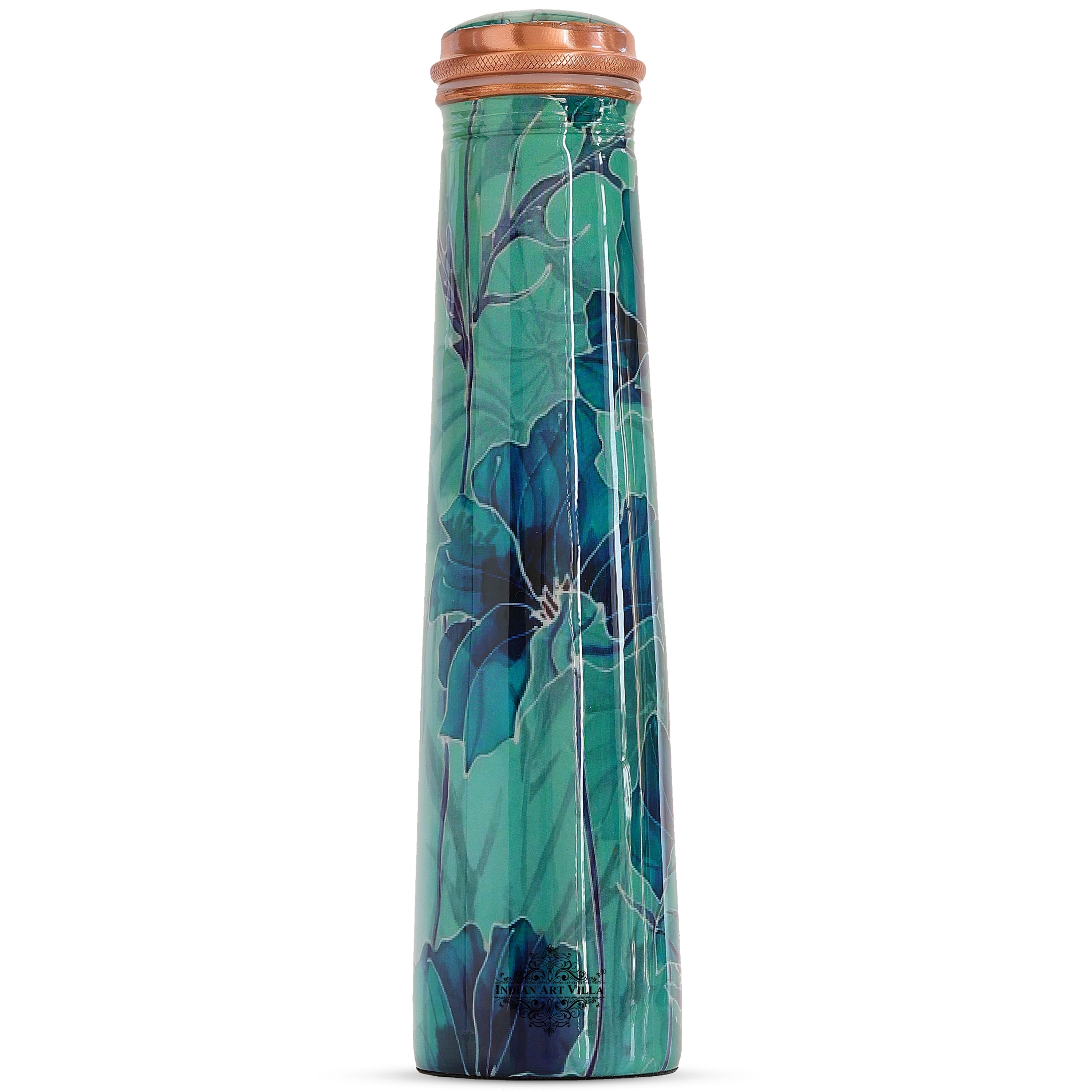 Pure Copper Bottle with Slim Tube Pyramid Shape – 750 ML