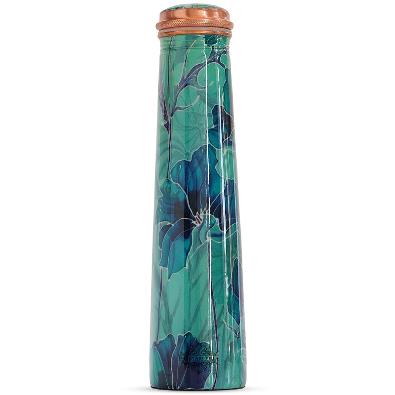 Pure Copper Bottle with Slim Tube Pyramid Shape – 750 ML