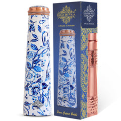 Pure Copper Bottle with Slim Tube Pyramid Shape – 750 ML