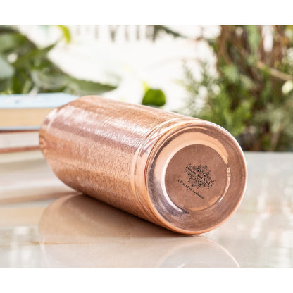 Doctor's Choice Pure Copper Water Bottle with Ergonomic Design