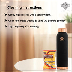 Pure Copper Water Bottle with Soft Matte Finish Color – 900 ML