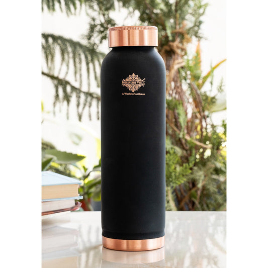 Pure Copper Water Bottle with Soft Matte Finish Color – 900 ML