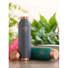 Pure Copper Water Bottle with Soft Matte Finish Color – 900 ML