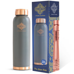 Pure Copper Water Bottle with Soft Matte Finish Color – 900 ML