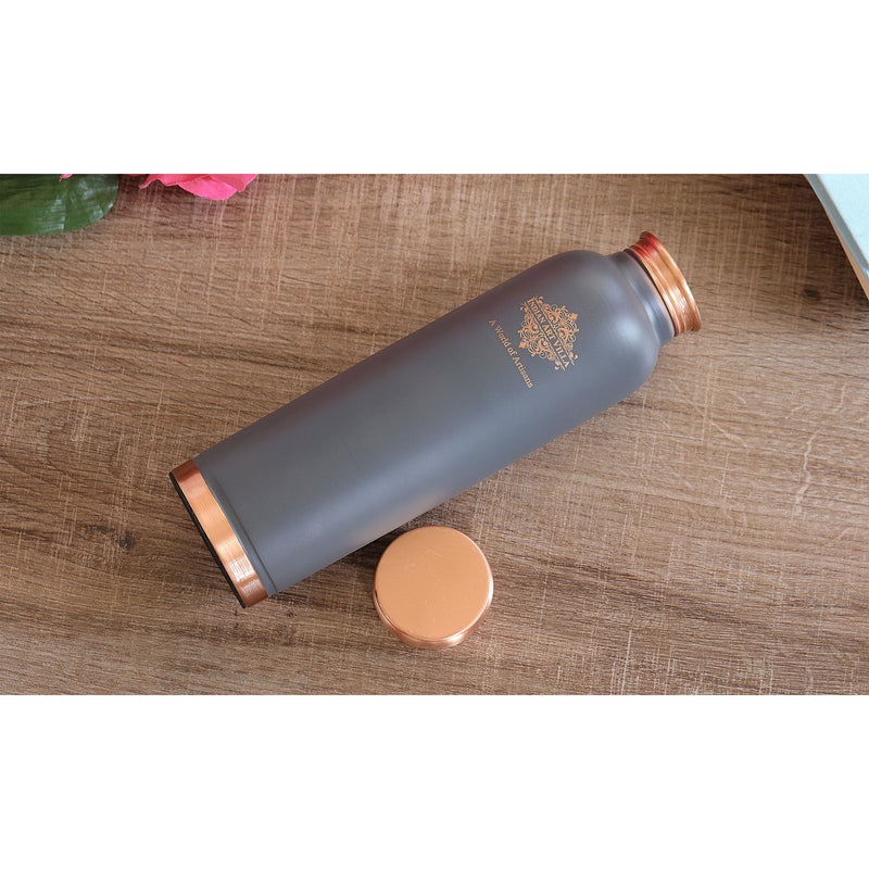 Pure Copper Water Bottle with Soft Matte Finish Color – 900 ML